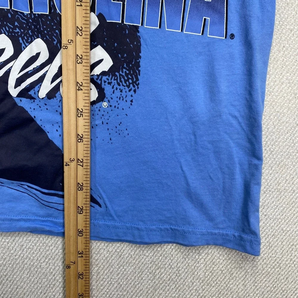 Nike Jordan North Carolina Tar Heels Mens 2XL Blue Graphic T-Shirt UNC Jumpman